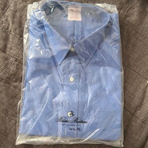 Brooks Brothers blue dress shirt. Size 16.5
